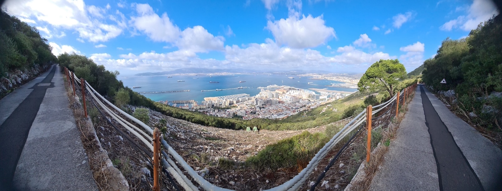 Panorama Bild beim Aufstieg